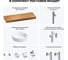 Комплект мебели для ванной комнаты с раковиной Wellsee Genuine Tree 201016031 8