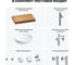 Комплект мебели для ванной комнаты Wellsee Genuine Tree с раковиной 201016151 8