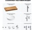 Комплект мебели для ванной комнаты Wellsee Genuine Tree с раковиной 201016271 8