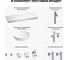 Комплект мебели для ванной комнаты Wellsee Genuine Tree с раковиной 201016551 8