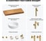 Комплект мебели для ванной комнаты Wellsee Genuine Tree с раковиной 201015913 8