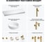Комплект мебели для ванной комнаты Wellsee Genuine Tree с раковиной 201016073 8