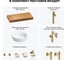 Комплект мебели для ванной комнаты Wellsee Genuine Tree с раковиной 201015793 8