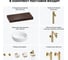 Комплект мебели для ванной комнаты с раковиной Wellsee Genuine Tree 201015813 8