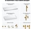 Комплект мебели для ванной комнаты Wellsee Genuine Tree с раковиной 201017873 8