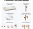 Комплект мебели для ванной комнаты с раковиной Wellsee Genuine Tree 201015754 8