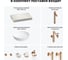 Комплект мебели для ванной комнаты с раковиной Wellsee Genuine Tree 201016114 8