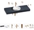 Комплект мебели для ванной комнаты с раковиной Wellsee Genuine Tree 201015894 1