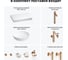 Комплект мебели для ванной комнаты Wellsee Genuine Tree с раковиной 201016194 8