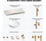 Комплект мебели для ванной комнаты с раковиной Wellsee Genuine Tree 201016354 8