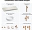 Комплект мебели для ванной комнаты с раковиной Wellsee Genuine Tree 201015874 8
