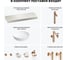Комплект мебели для ванной комнаты с раковиной Wellsee Genuine Tree 201016474 8