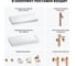 Комплект мебели для ванной комнаты с раковиной Wellsee Genuine Tree 201017754 8