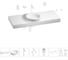 Комплект мебели для ванной комнаты Wellsee Genuine Tree с раковиной 201015955 1