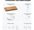 Комплект мебели для ванной комнаты Wellsee Genuine Tree с раковиной 201016275 8