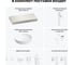 Комплект мебели для ванной комнаты с раковиной Wellsee Genuine Tree 201016235 8