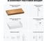 Комплект мебели для ванной комнаты с раковиной Wellsee Genuine Tree 201017355 8