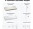 Комплект мебели для ванной комнаты с раковиной Wellsee Genuine Tree 201017675 8