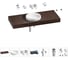 Комплект мебели для ванной комнаты с раковиной Wellsee Genuine Tree 201015941 1