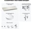 Комплект мебели для ванной комнаты с раковиной Wellsee Genuine Tree 201016361 8