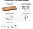 Комплект мебели для ванной комнаты Wellsee Genuine Tree с раковиной 201015921 8