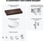 Комплект мебели для ванной комнаты с раковиной Wellsee Genuine Tree 201016301 8