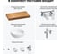 Комплект мебели для ванной комнаты Wellsee Genuine Tree с раковиной 201015801 8