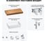 Комплект мебели для ванной комнаты с раковиной Wellsee Genuine Tree 201016956 8