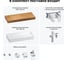 Комплект мебели для ванной комнаты Wellsee Genuine Tree с раковиной 201017841 8