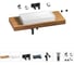 Комплект мебели для ванной комнаты Wellsee Genuine Tree с раковиной 201017842 1