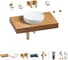 Комплект мебели для ванной комнаты Wellsee Genuine Tree с раковиной 201016163 1