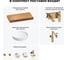 Комплект мебели для ванной комнаты Wellsee Genuine Tree с раковиной 201016283 8