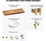 Комплект мебели для ванной комнаты с раковиной Wellsee Genuine Tree 201016523 8