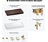 Комплект мебели для ванной комнаты с раковиной Wellsee Genuine Tree 201017743 8