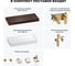 Комплект мебели для ванной комнаты с раковиной Wellsee Genuine Tree 201017863 8