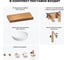 Комплект мебели для ванной комнаты Wellsee Genuine Tree с раковиной 201016284 8