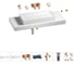 Комплект мебели для ванной комнаты Wellsee Genuine Tree с раковиной 201017884 1