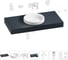 Комплект мебели для ванной комнаты с раковиной Wellsee Genuine Tree 201015785 1
