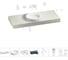 Комплект мебели для ванной комнаты с раковиной Wellsee Genuine Tree 201015885 1
