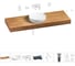 Комплект мебели для ванной комнаты с раковиной Wellsee Genuine Tree 201016525 1