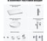 Комплект мебели для ванной комнаты с раковиной Wellsee Genuine Tree 201016636 8