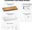 Комплект мебели для ванной комнаты Wellsee Genuine Tree с раковиной 201017845 8