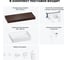Комплект мебели для ванной комнаты с раковиной Wellsee Genuine Tree 201017505 8