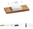 Комплект мебели для ванной комнаты с раковиной Wellsee Genuine Tree 201017485 1
