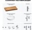 Комплект мебели для ванной комнаты с раковиной Wellsee Genuine Tree 201016676 8