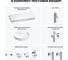 Комплект мебели для ванной комнаты с раковиной Wellsee Genuine Tree 201016696 8