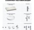 Комплект мебели для ванной комнаты с раковиной Wellsee Genuine Tree 201016596 8