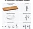 Комплект мебели для ванной комнаты с раковиной Wellsee Genuine Tree 201016796 8