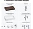 Комплект мебели для ванной комнаты с раковиной Wellsee Genuine Tree 201018066 8