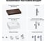 Комплект мебели для ванной комнаты с раковиной Wellsee Genuine Tree 201018306 8